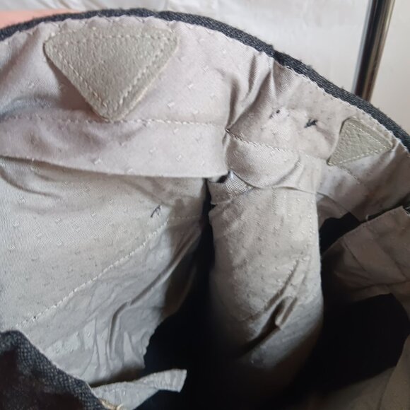 24x27 Boys Vintage Black Wool Blend Dress Pants 1970's Rayon Blend Prep School - Picture 5 of 6